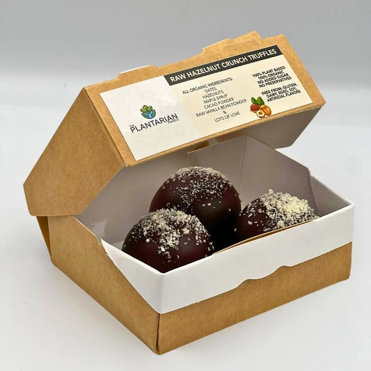 The Plantarian Project - Raw Hazelnut Crunch Truffles