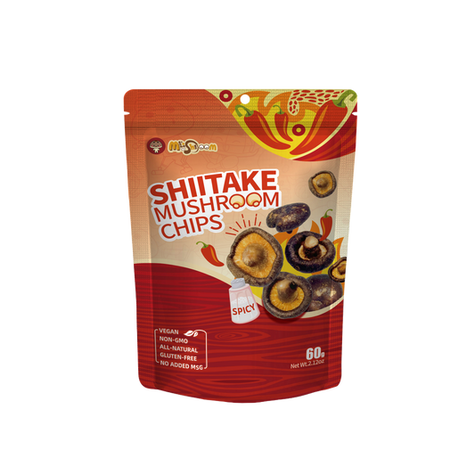 Shiitake Mushroom Chips (Spicy)