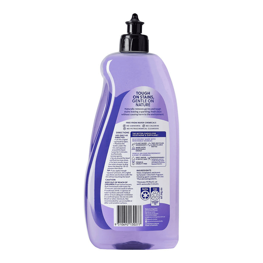 Earth Choice Toilet Power Gel- Wild Lavender 750mL