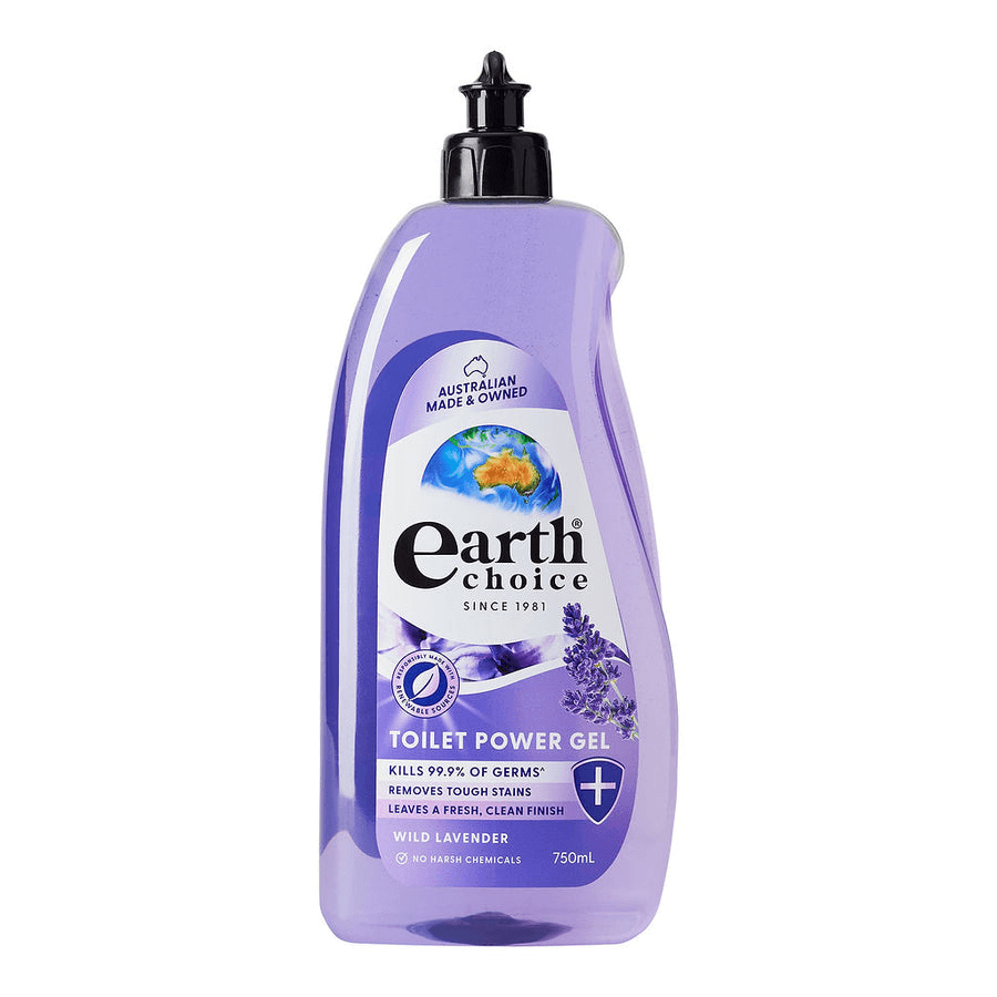 Earth Choice Toilet Power Gel- Wild Lavender 750mL