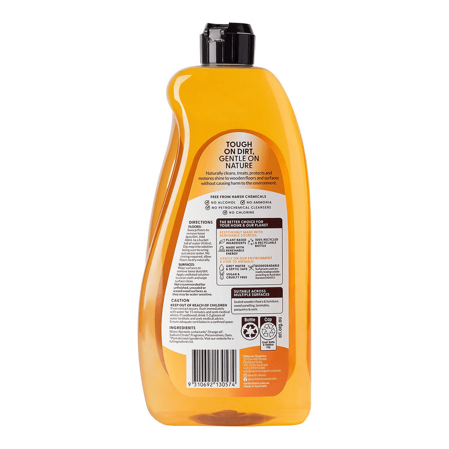 Earth Choice Wooden Floor & Surface Cleaner 750ml