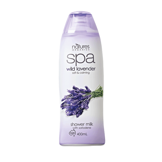 Natures Organics Spa Wild Lavender Shower Milk