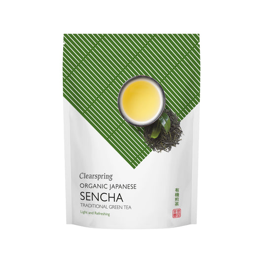 Clearspring Organic Japanese Sencha Green Tea - Loose Leaf Tea 90g