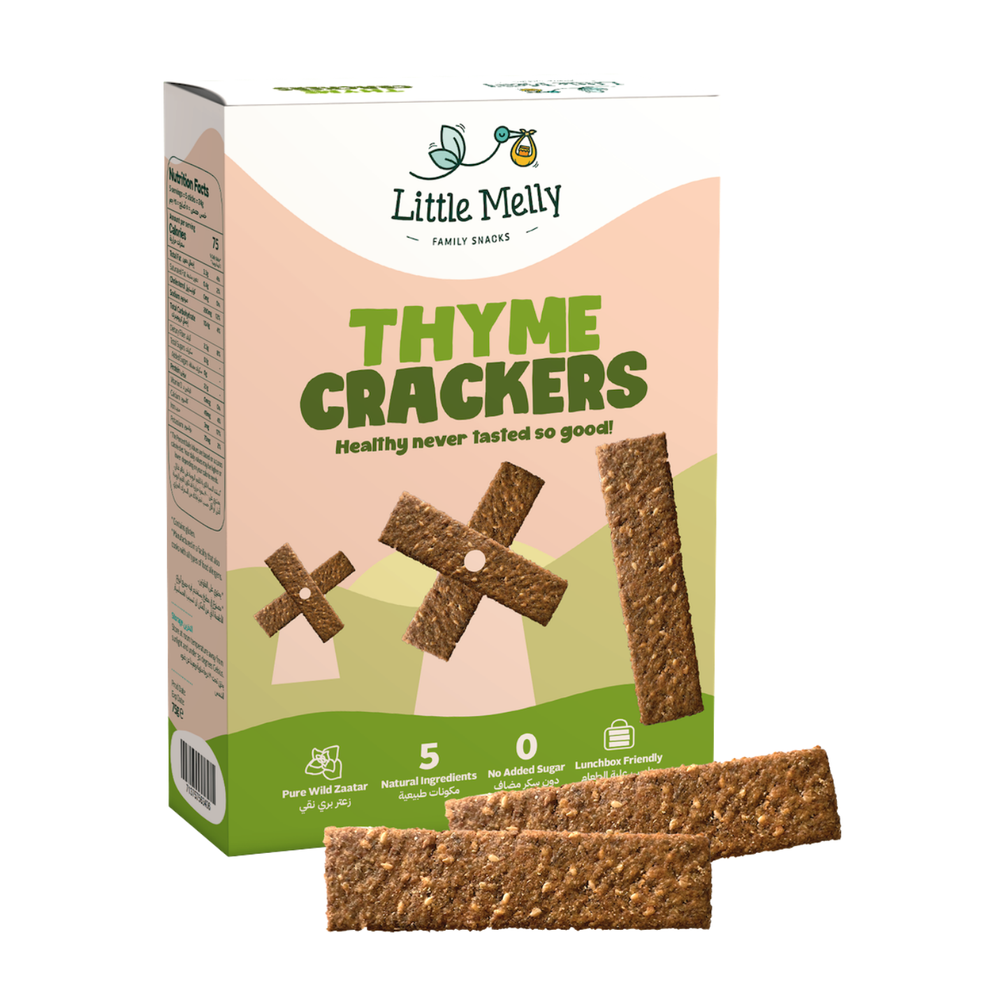 Little Melly Little Melly Thyme Crackers