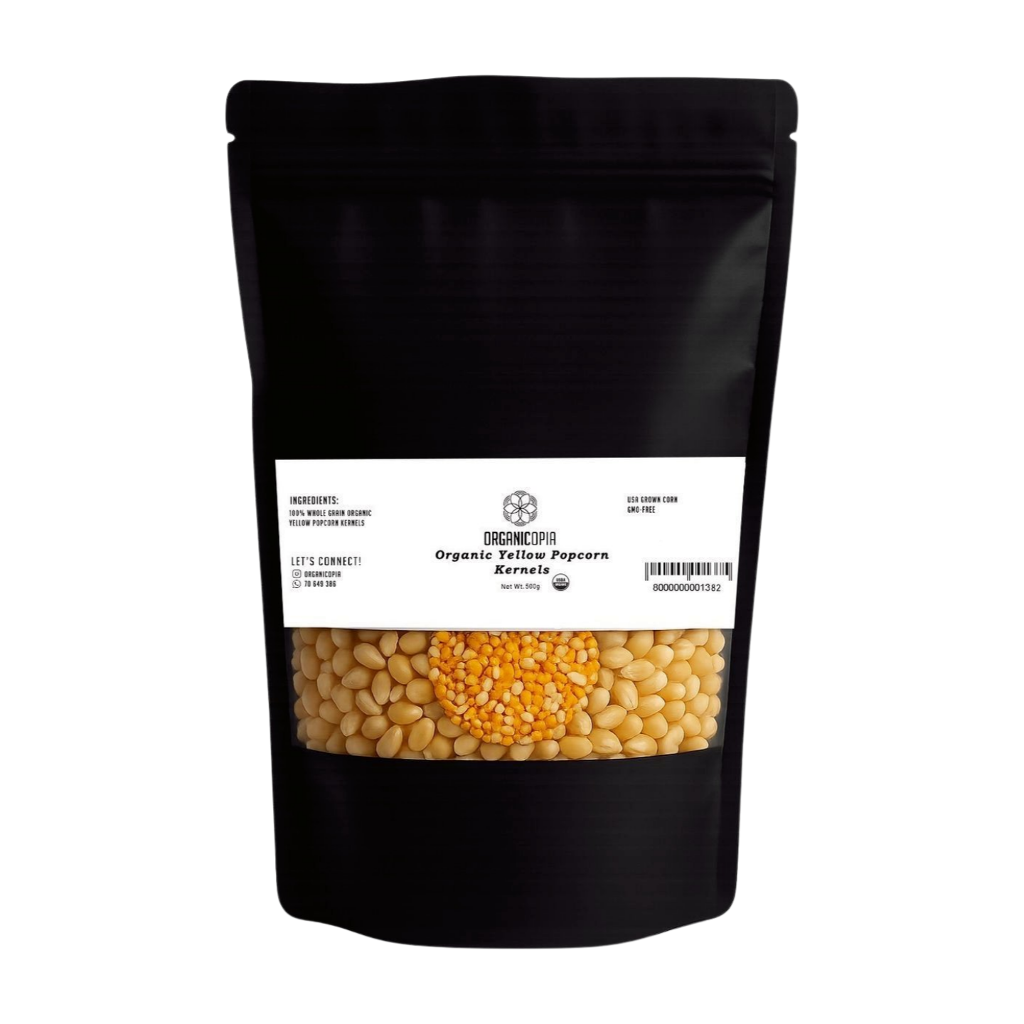 Organicopia Organic Yellow Popcorn Kernels