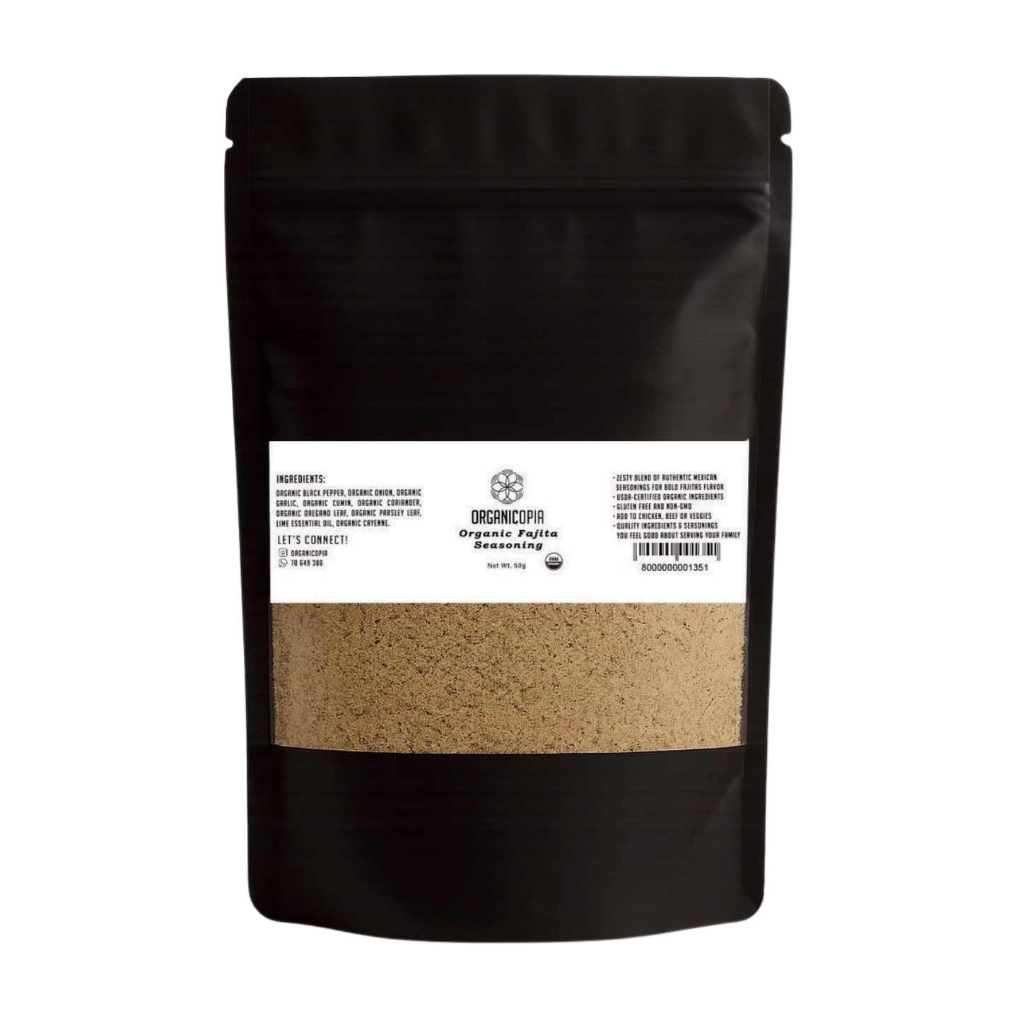 Organicopia Organic Fajita Seasoning