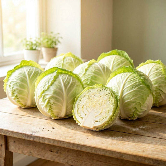 Organic Farms Organic White Cabbage - ملفوف أبيض عضوي (Pre-Order)