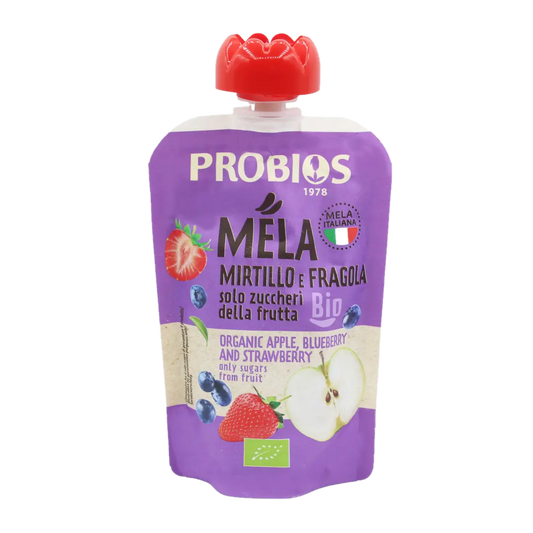 Organic Apple, Blueberry, and Strawberry Pulp