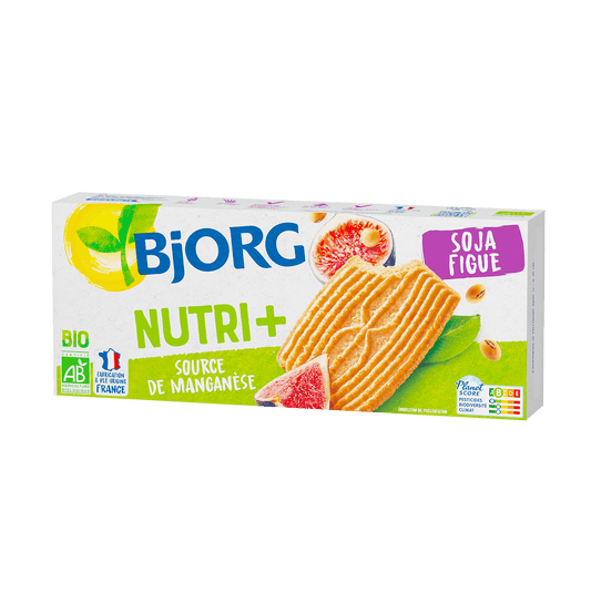 Bjorg - Biscuits Nutri + soja figue 240g