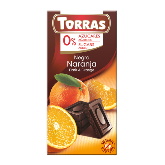 Sugar Free Dark Chocolate with Orange