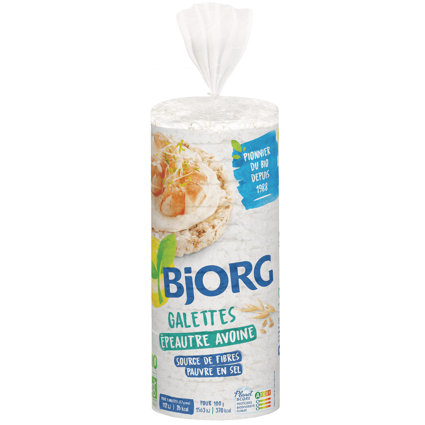 Bjorg - Galettes épeautre d'avoine 130g