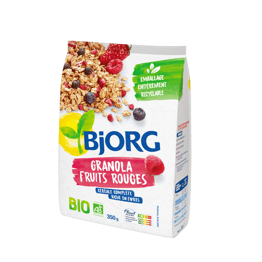 Bjorg - Céréales Granola fruits rouges 350g