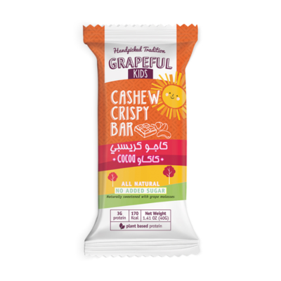 Grapeful-Kids Cashew Crispy Bar