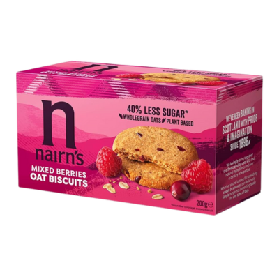 Nairn's-Mixed Berries Oat Biscuits