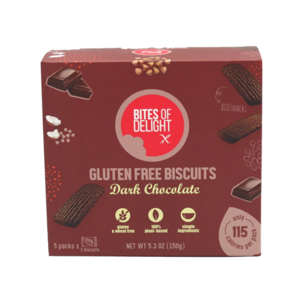 Bites Of Delight-Gluten Free Biscuit Drak Chocolate