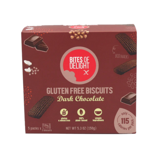 Bites Of Delight-Gluten Free Biscuit Drak Chocolate
