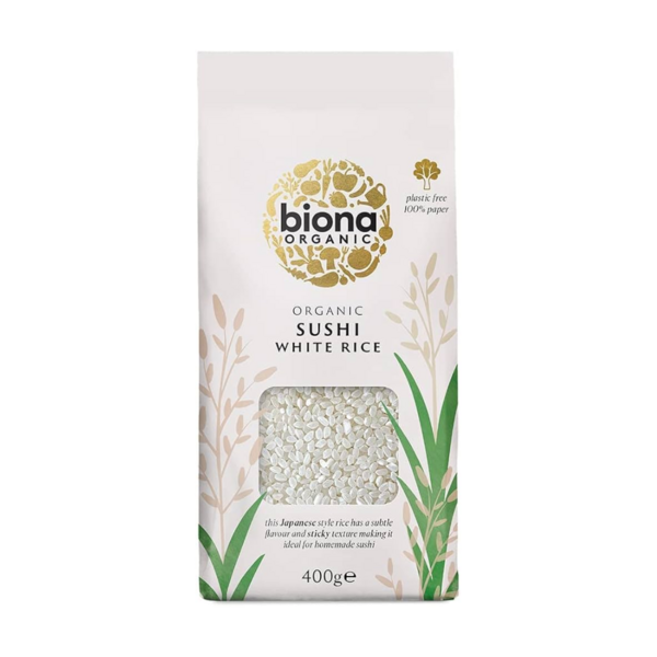 Biona-Sushi White Rice 500g