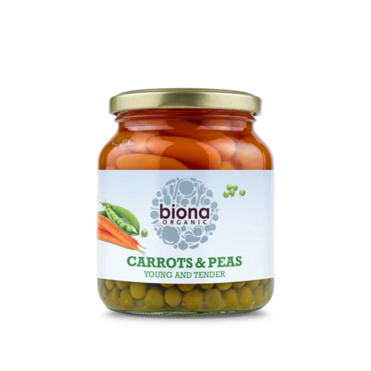 Biona-Carrots&Peas 350g