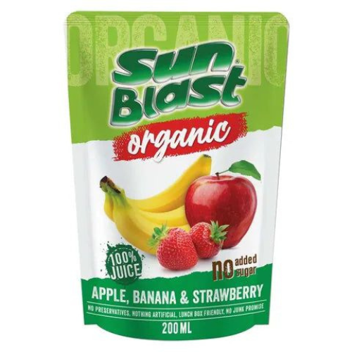 Sunblast-Apple, Banana&Strawberry Juice
