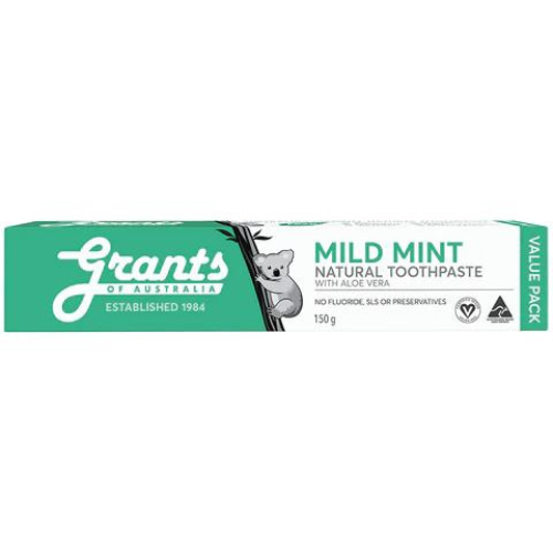 Grants-Mild Mint Toothpaste Super Value Pack 150g