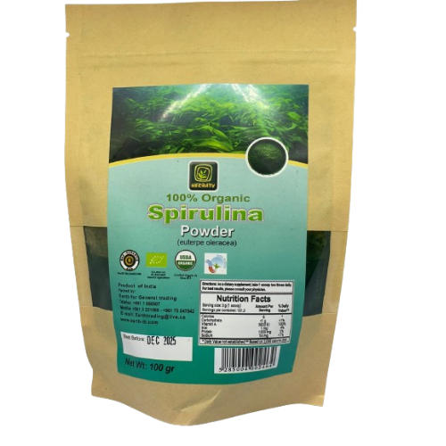 Herbaty-Organic Spirulina Powder 100g