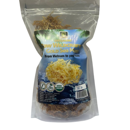 Herbaty-Organic Raw Wildcrafted Cold Sea moss 150g