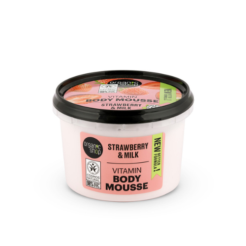 Organic Shop-Strawberry&Milk Body Mousse