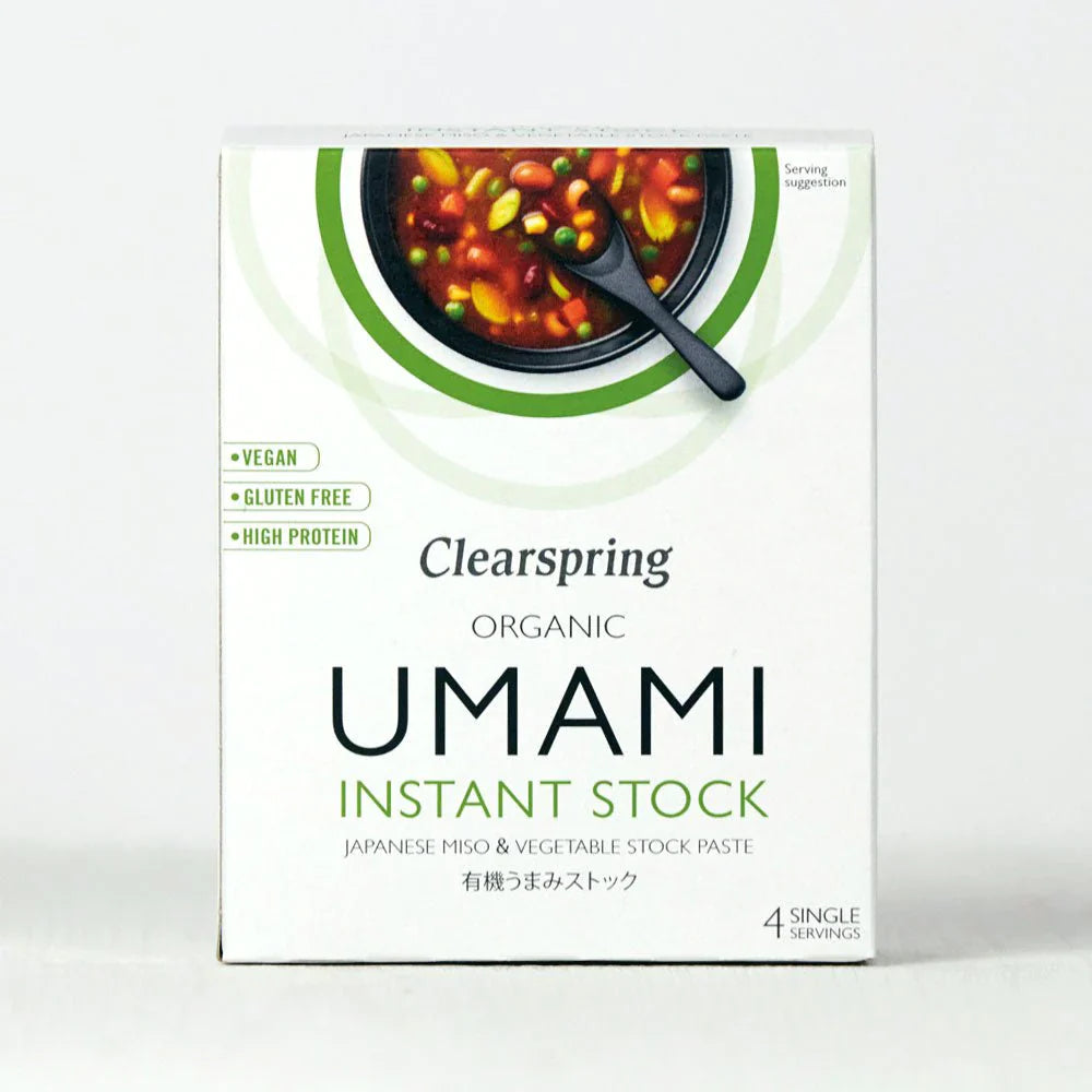 Clearspring Umami Instant Stock - Miso & Vegetable Stock Paste 4x28g