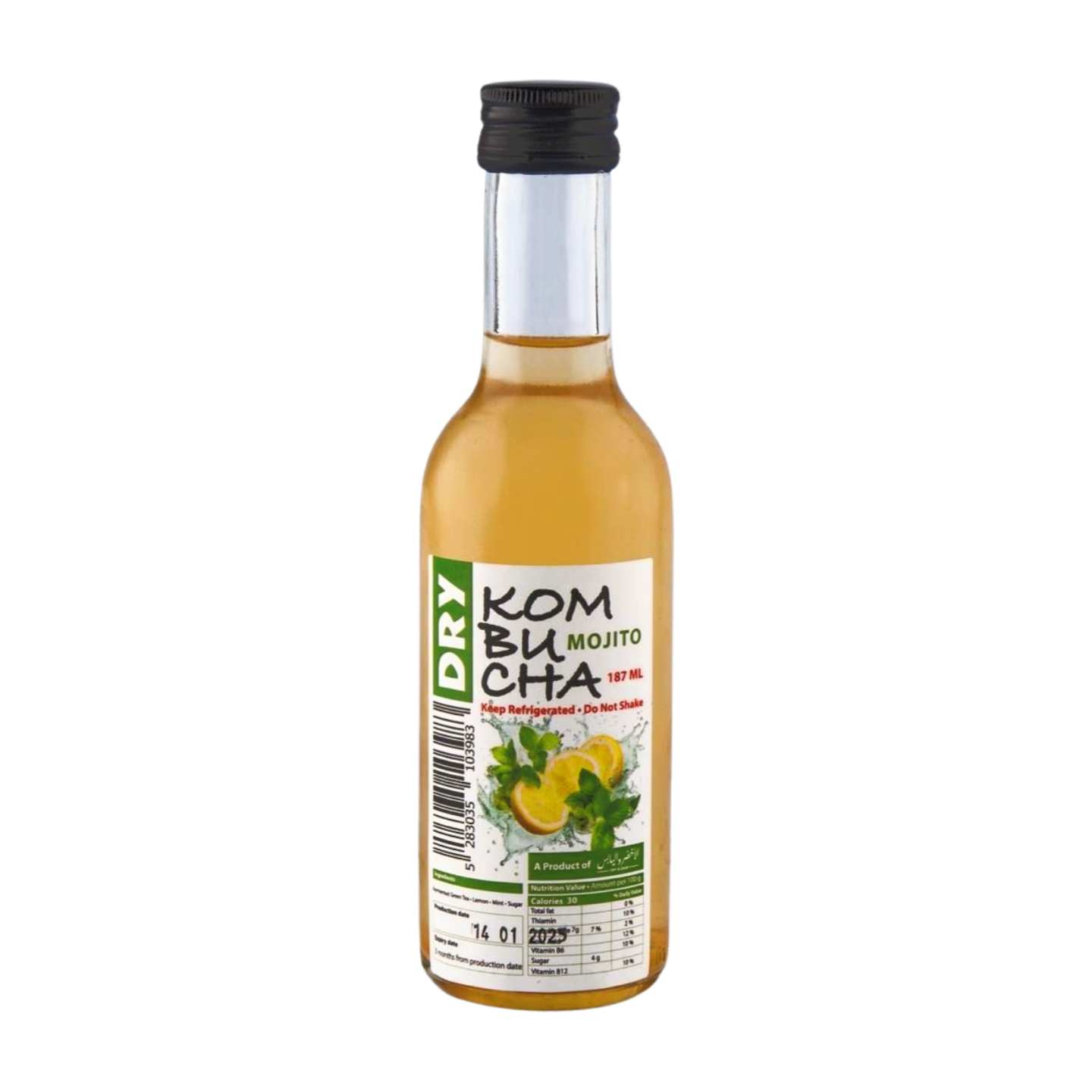 Dry & Raw Kombucha Mojito