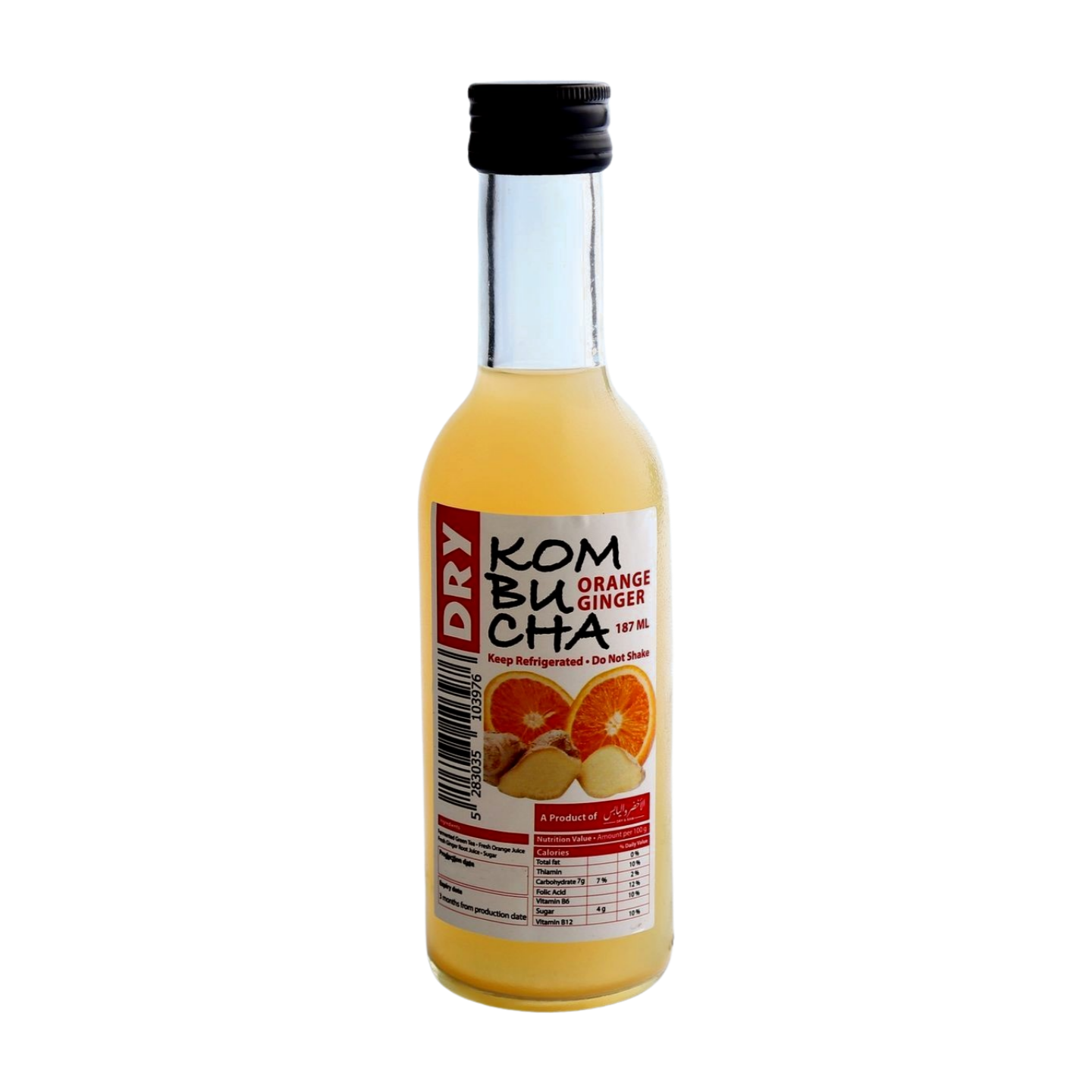 Dry & Raw Kombucha Orange Ginger