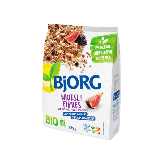Bjorg - Céréales Muesli fibres son de blé 375g