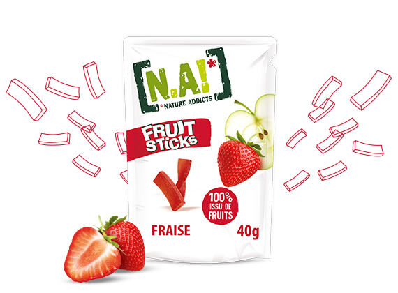 Nature Addicts - Fruit Sticks Strawberry - Na!