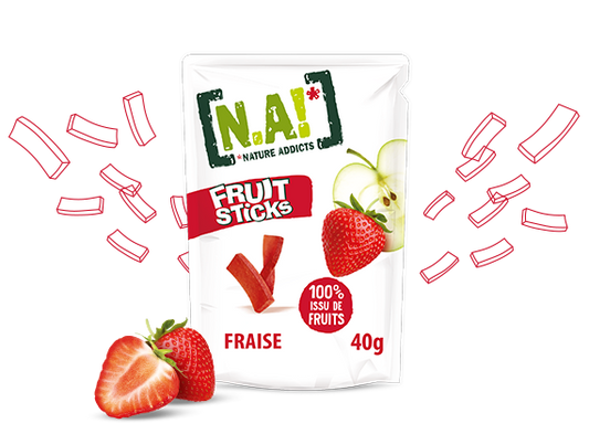 Nature Addicts - Fruit Sticks Strawberry - Na!