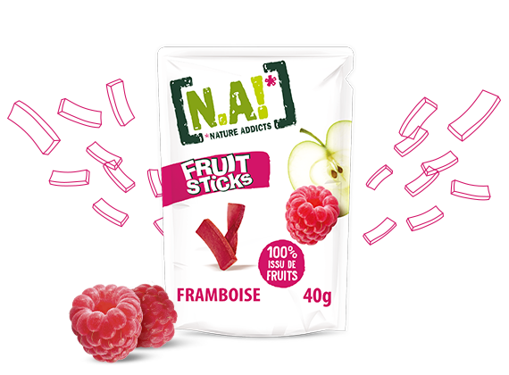 Nature Addicts - Fruit Sticks Raspberry - Na!