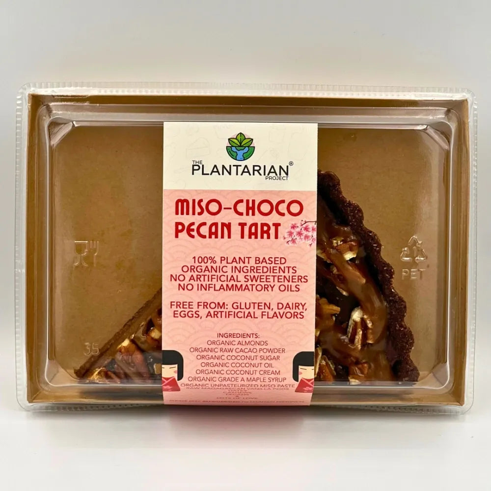 The Plantarian Project - Miso-Choco Pecan Tart