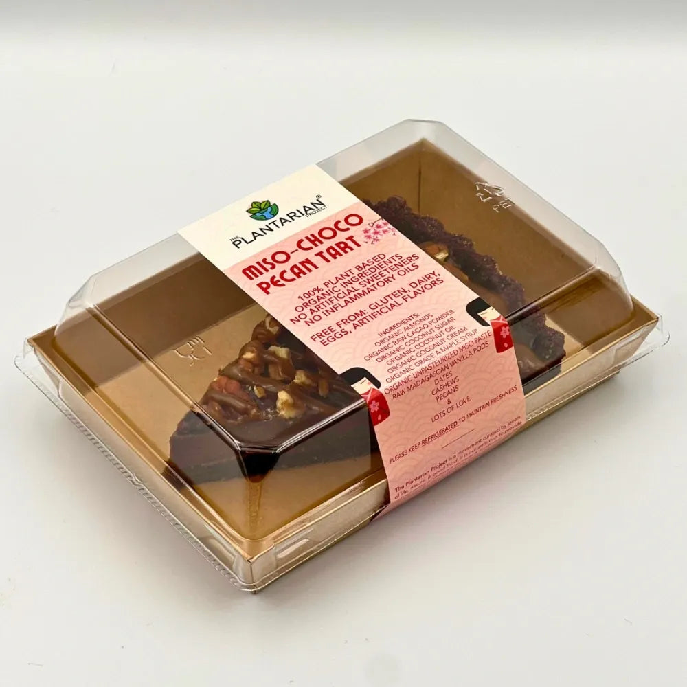 The Plantarian Project - Miso-Choco Pecan Tart