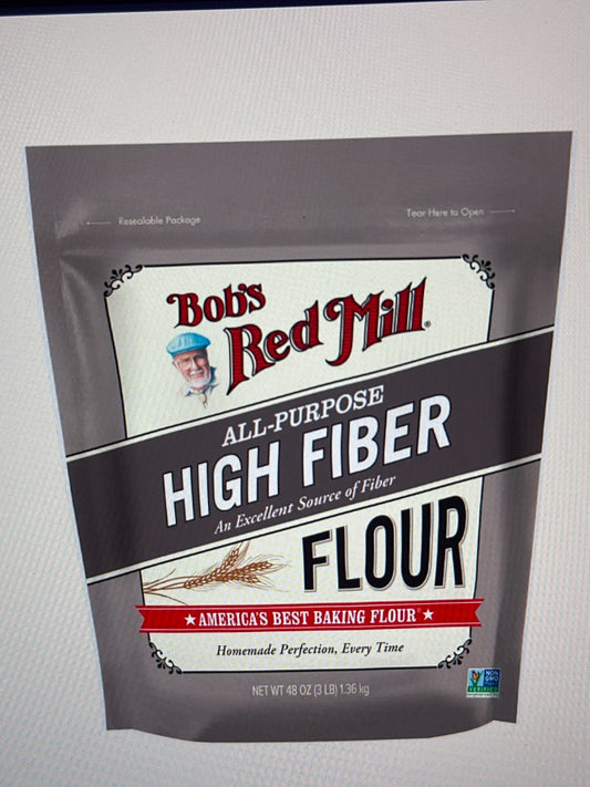 All-Purpose High Fiber Flour 1.36 kg - Front