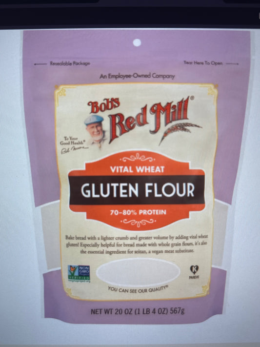 Vital Wheat Gluten Flour 20 oz (567g) - Front
