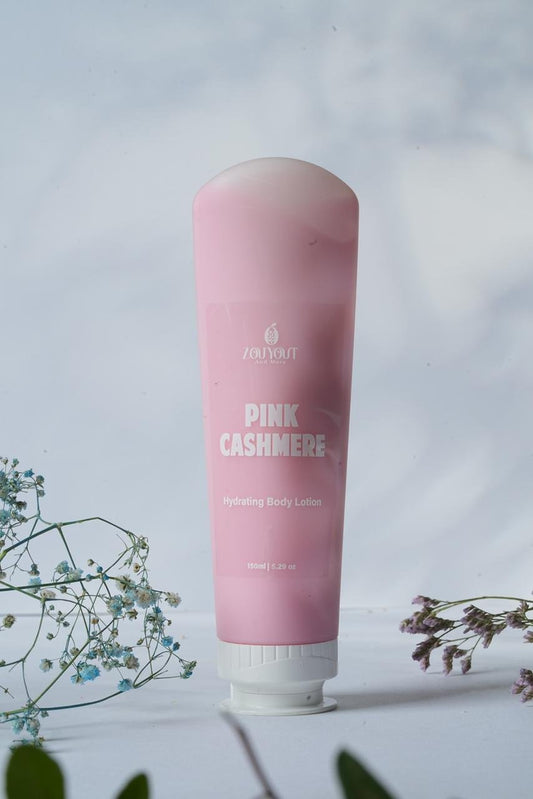 Zouyout Pink Cashmere Hydrating Body Lotion - Front