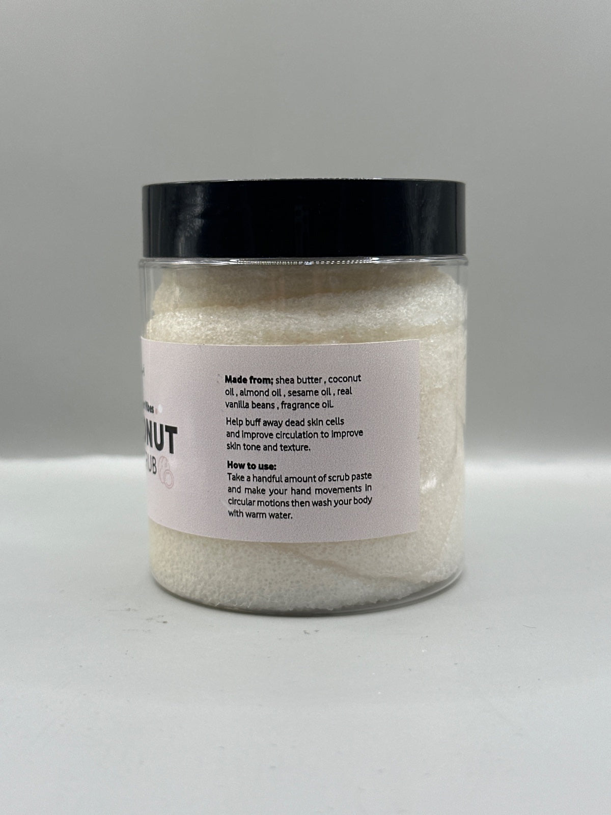 Zouyout Coconut Body Scrub - Back