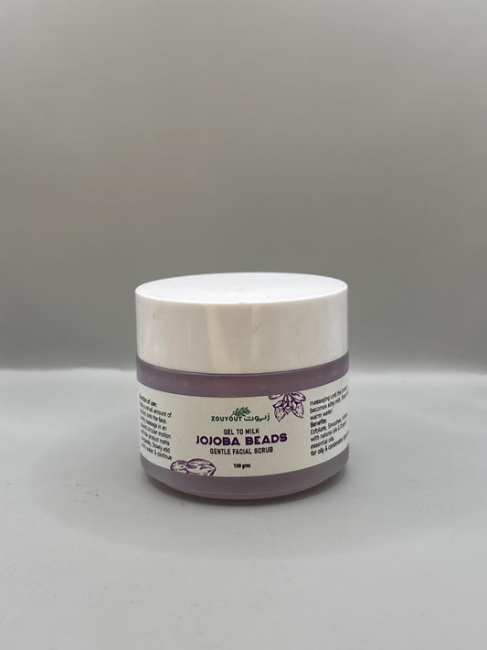 Zouyout Jojoba Beads Gentle Facial Scrub - Front