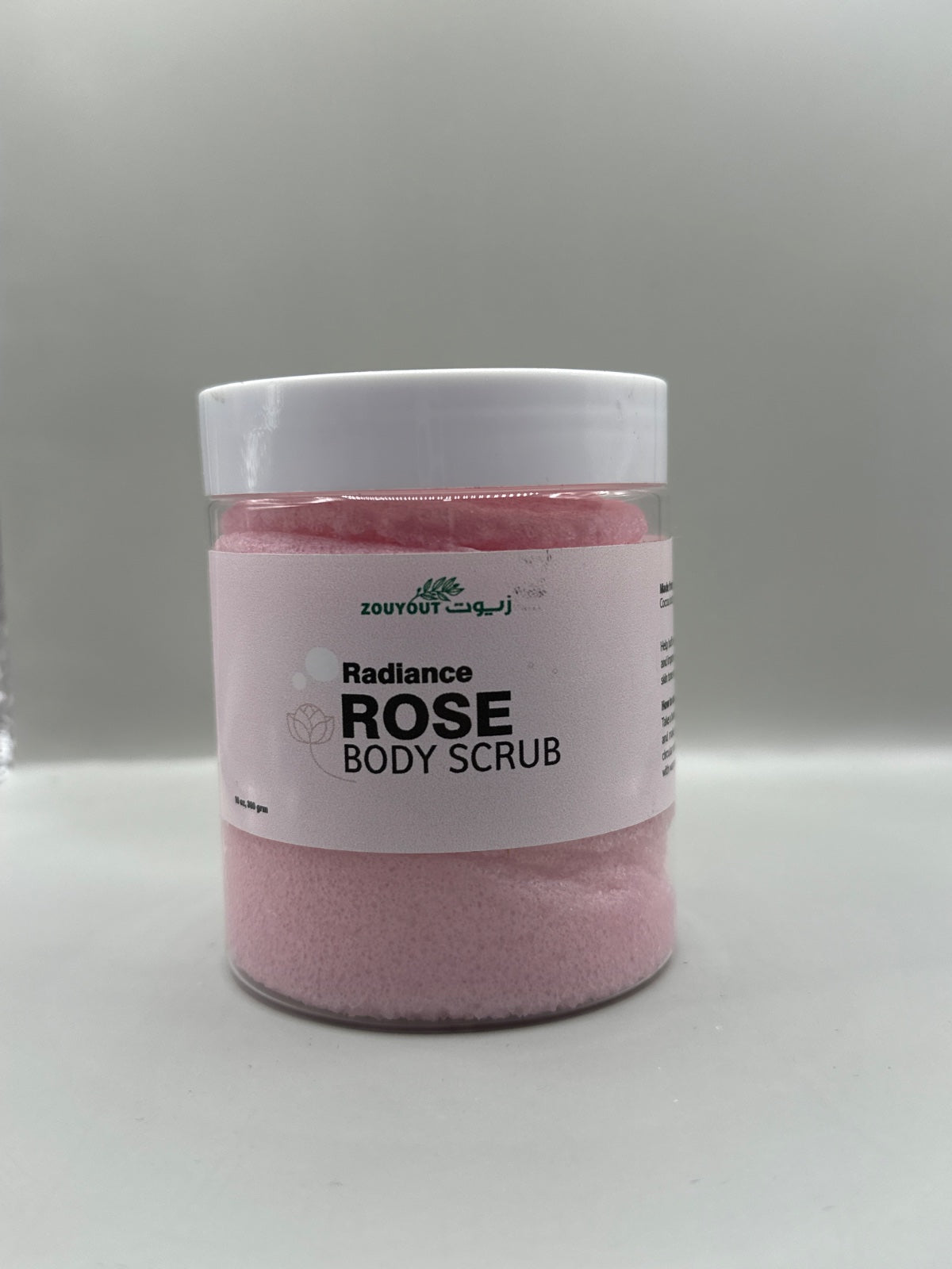 Zouyout Radiance Rose Body Scrub - Front