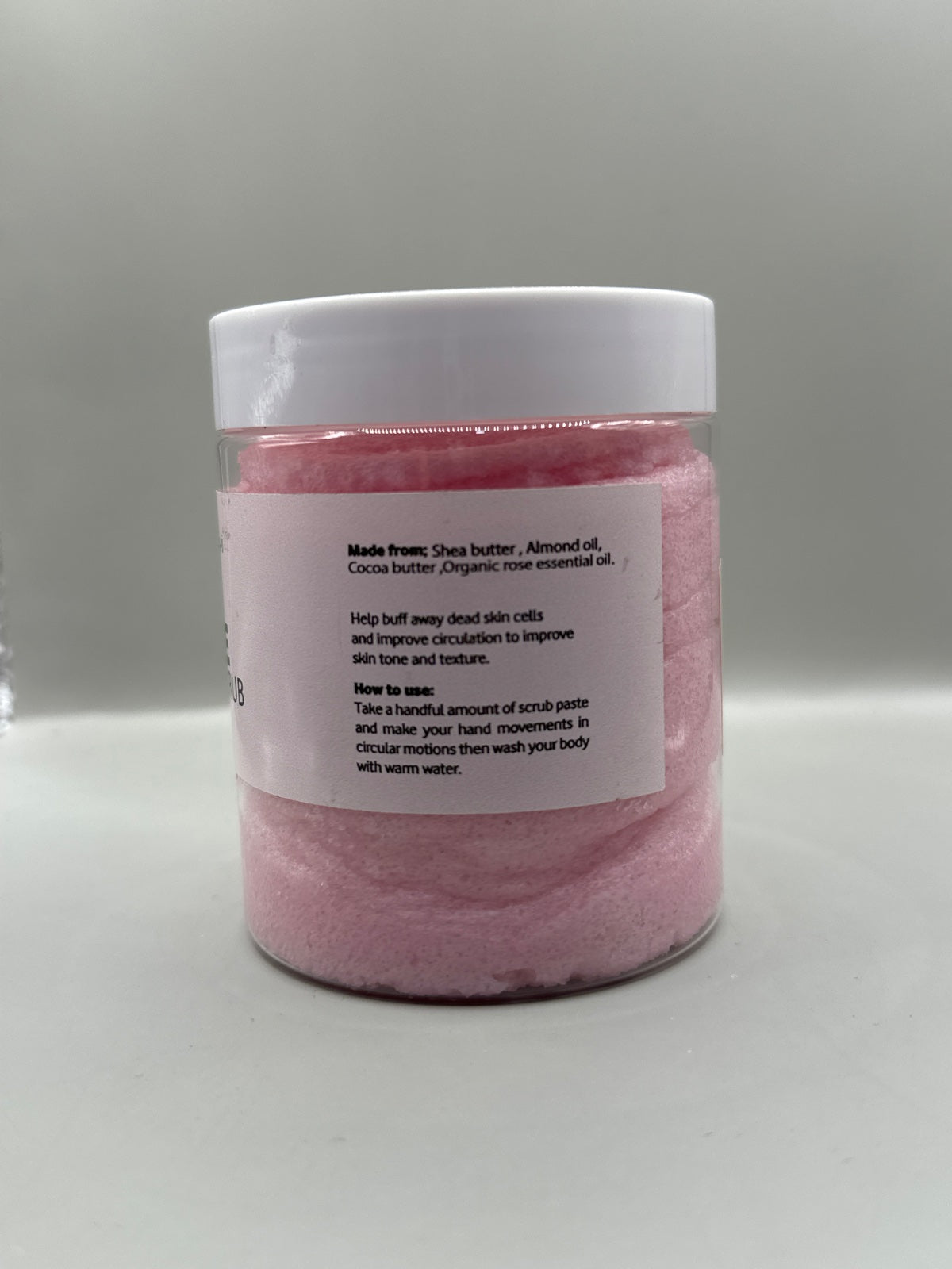 Zouyout Radiance Rose Body Scrub - Back
