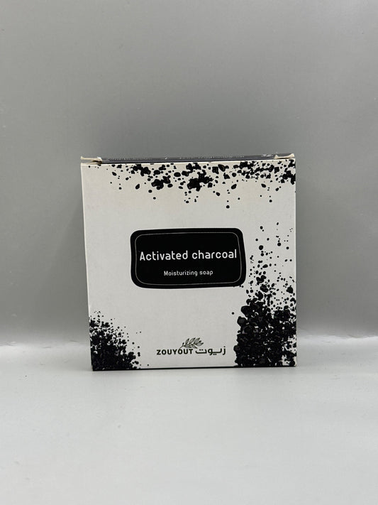 Zouyout Activated Charcoal Moisturizing Soap - Front