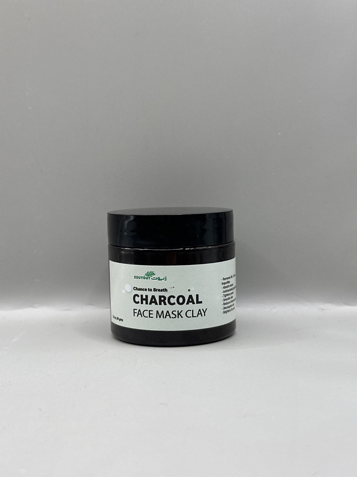 Zouyout Charcoal Face Mask Clay - Front