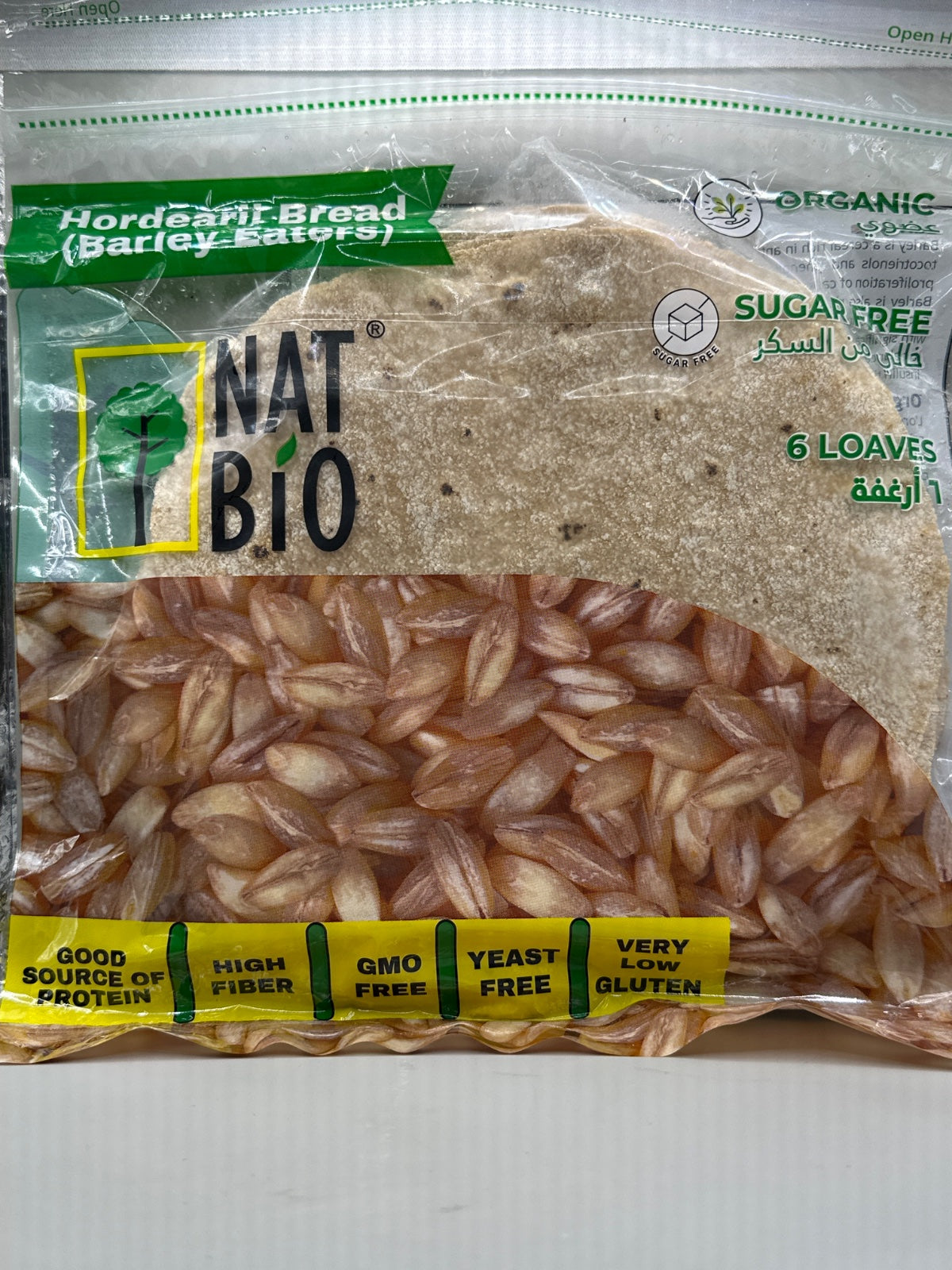NAT BIO Hordearij Bread (Barley Eaters) - Front