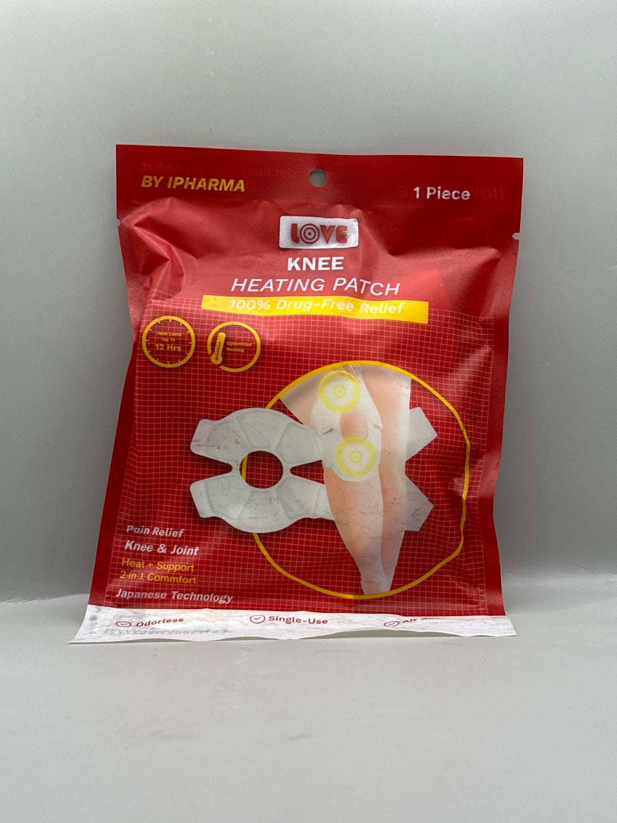 Ipharma Love Knee Heating Patch - Front