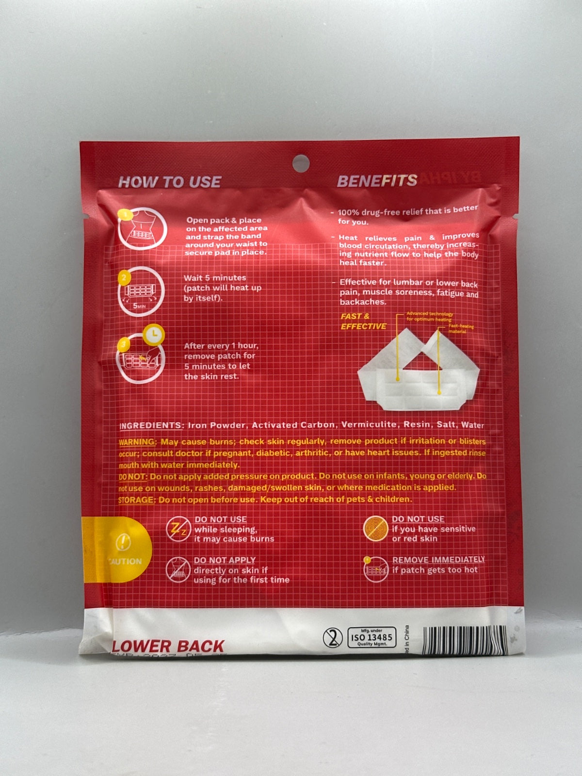 Ipharma Love Lower Back Heating Patch - Back