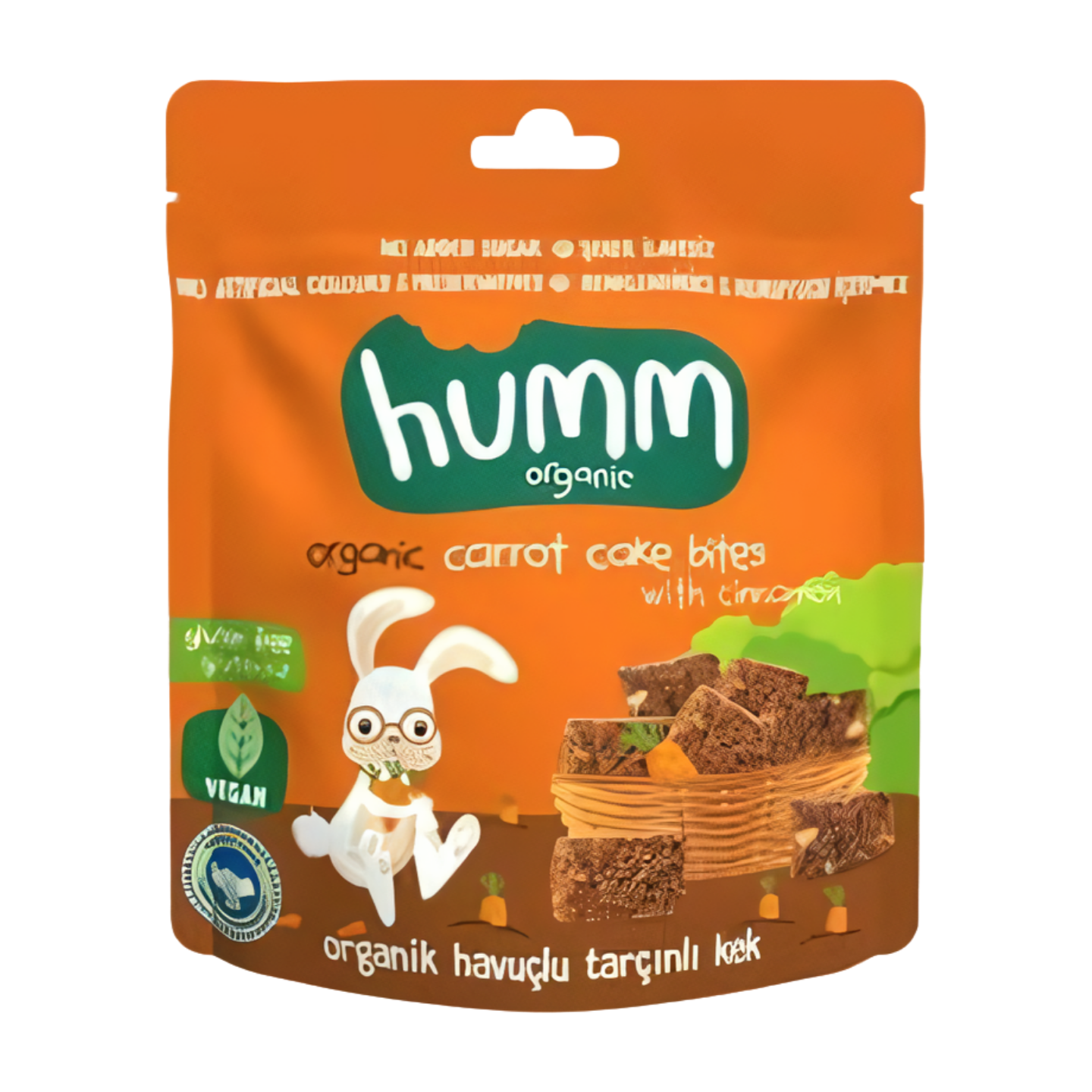 Humm Organic Carrot Cake Bites With Cinnamon