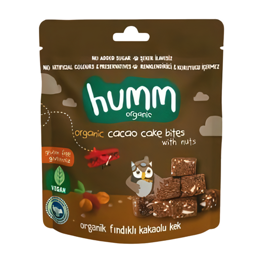 Humm Organic Cacao Cake Bites With Nuts